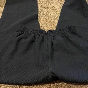 Women’s Size 10 Perception Brand Black polka dot Half Elastic Waist Dress Slacks